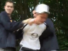 eighteen age nubile Scouts gang-bang Outdoor