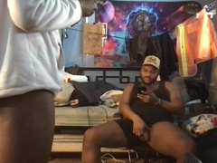 Bottom wants the bone so bad