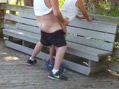 older gays have sex in public park 13