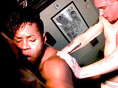 Hardcore, bi-racial, gay hairy