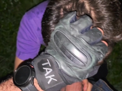 Monster Spear Finds a Lad Man in Forest for His Jizz Erupt