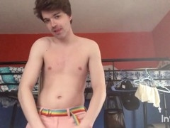 Hot Twink NikoSprings with a Massive Cock enjoys Cumming