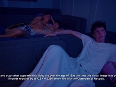 NastyTwinks - What Are You Doing - Duo Embarks Fooling Around While Pal Joins