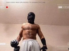 Huge swelling muscle hunk Reece From Brum's workout compilation