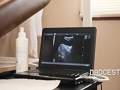 Stepdad Takes Me To His Favorite Doctor - Watching Stepdads Dick Move In Ultrasound