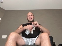 Feeling hungry? Indulge in my sweaty feet as Adam Castle takes control