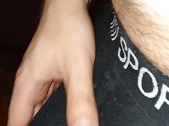 Cumshot on Youtubers dirt panty