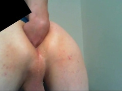 Self Ass-Fuck Handballing My Greased Up & Opened Up Crevasse