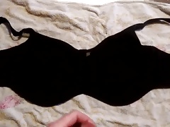 cum on huge black bra