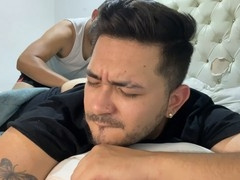 First anal sex for gay couple with big ass in amateur porno video