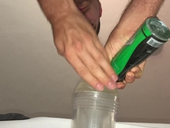 Smashing my Fleshlight and NUTTING - BELOW SIGHT