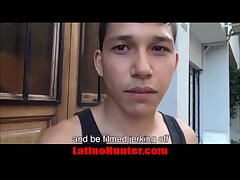 Twinky Latin Teen Sucks Big Cock For Some Cash