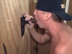 Sucking Black Cock At The Glory Hole 6