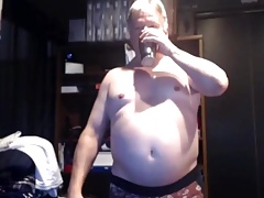 grandpa cum on webcam
