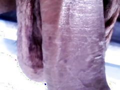 Slutty male showing his beautiful black dick