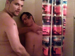 My boyfriend in the shower