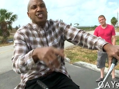 Hot Black and White Homosexual Hookup with a Sultry Twist