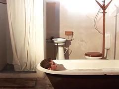 Bathing beauty rams his boyfriend