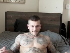 MichaelH showing off his red panties and sexy ass