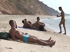 Jordan Fox And Hugo Martin In Beach Love
