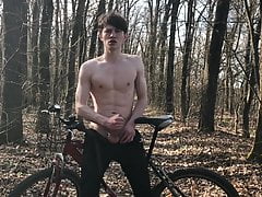 Horny Teenager and Hot Trip by Bicycle ! 1 -TRIP. 2 CUMSHOT