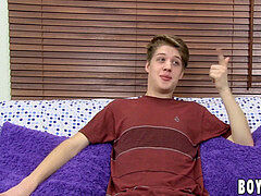 spectacular stud Alex Grahamson plays pocket pool all alone