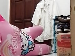 Hello Kitty Swimsuit Hogtied Hijab