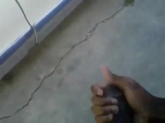 Big Black Dick cumming in Public 2