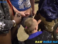 4 Greasy Monkeys Use Sluts Hole And Leave Him Dripping Bussyhun