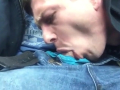 Van suck off n guzzle