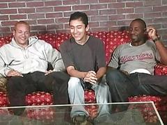 Young amateur split in two by heavy black snakes