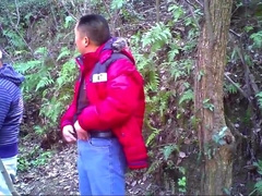 Amateur Asian not daddies outdoors 3