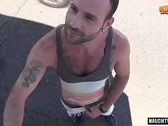 Muscle gay anal sex and facial