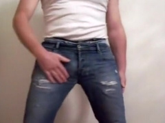 Ripping 3 jeans and nylon shorts