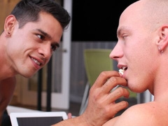 Really deep penetration session with horny Matthew King