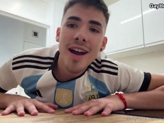 Huge bareback cock for the eager lad whore