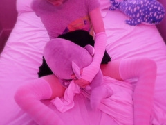 Femboy Likes Her Shark Fucktoys