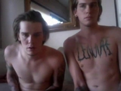 Twink Twins Masturbating on Webcam