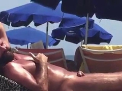 Str8 spy daddy bear at the beach 8