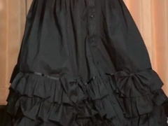 Crossdresser Rides His Fucking Machine