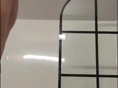 johnholmesjunior in real risky solo display in vancouver public bathroom