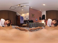 Cute asian babe VR crazy xxx scene