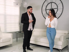 Culo, Condón, Linda, Sexo duro, Jeans, Latina, Coño, Hilo dental