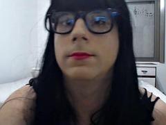 Leie, Schönheit, Grosser schwanz, Absätze, Lingerie, Masturbation, Transfrau, Spielzeuge