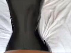 Latex slut milf fucked rough with facial I found her at meetxx.com