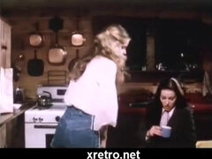 Retro porn movie with 80s style sex