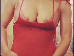 Amateur, Tetas grandes, Fetichismo travestista, Fetiche, Masturbación, Transexual, Ducha, Tetas