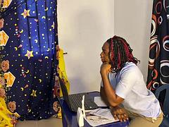 Amateur, Grosse bite, Noire, Tir de sperme, Noir ébène, Branlette thaïlandaise, Étudiant, Professeur