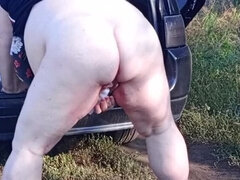 Neighbor MILF Zona901 Squirts Multiple Orgasms in Public Masturbation with Sex Toys