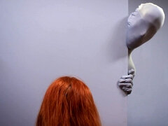 フェラチオ, バック, Hd, キッチン, 淫乱熟女, 赤毛